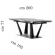 AC Ambra Day Dining table 200x102 cm