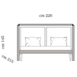 AC Diamante Double bedstead