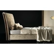 AC Diamante Upholstered double bedstead with bedding container