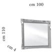 AC Dolce Vita Rectangular mirror