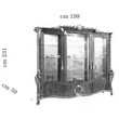 AC Donatello Day 3-doors display cabinet