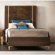 AC Essenza Single bedstead with upholstered headboard