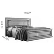 AC Leonardo Double bedstead with crown