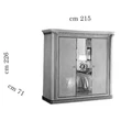 AC Melodia 3-doors cabinet with 1 mirrored door