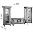 AC Melodia Day TV set (TV commode + 2x 1-door display cabinet)