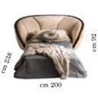 AC Modigliani Day Double couch, sofa bed