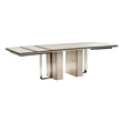 AC Poesia Day Dining table 200x115 cm (+2x50 cm extendable) - with beige top