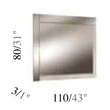 Marble Patterned Mirror with Asymmetrical Frame – AC Luce Day Light