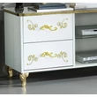 BC Sofia Day TV commode - white-gold