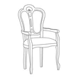 BC Venus Day Giglio Easy chair - white-silver