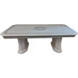 BC Venus Day Coffee table - white-silver