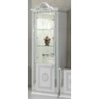 BC Venus Day 1-door display cabinet - white-silver