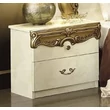 Barocco Night table - beige, with gold decoration