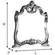 Barocco Mirror - gold