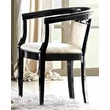 Aida Easy chair with medaglione gold fabric