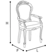 Leonardo Day Easy chair with standard, fire-resistant fabric