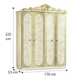 Leonardo 4-doors cabinet