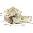 Leonardo Double bedstead
