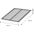 Orthopedic, wooden spring bedframe without legs