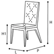 Platinum/Roma Day CAPITONNE’ Chair - white