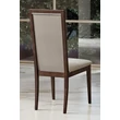 Elite Day LISCIA Chair with scarlet fabric - veined walnut