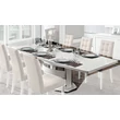 Dama Bianca Day Dining table 200x103 cm (+45 cm extendable)