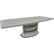 Platinum/Roma Day Dining table 200x103 cm (+45 cm extendable) - white