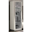 Platinum/Roma Day Slim 1-ajtós vitrines szekrény - fehér