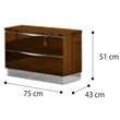 Onda MAXI Night table - white