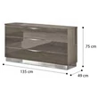 Platinum Chest of drawers - silver birch