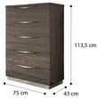 Platinum Tallboy - silver birch