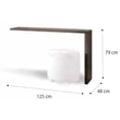 Platinum Dressing table frame - silver birch