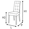 Dama Bianca Day Chair with PERLA fabric