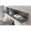 Platinum/Roma Day L-shaped shelf - silver birch