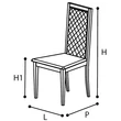 Platinum/Roma Day ROMBI Chair - silver birch
