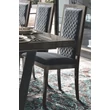 Elite Day ROMBI Chair VELLUTO MIRAGLIO 617 BLU - silver birch