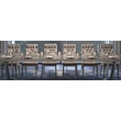 Elite Day CAPITONNE’ Chair with dark grey fabric - silver birch
