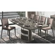 Platinum/Roma Day Dining table 200x103 cm (+45 cm extendable) - silver birch