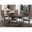 Platinum/Roma Day Dining table 200x103 cm (+45 cm extendable) - silver birch