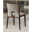 Elite Day AMBRA Chair with scarlet fabric - veined walnut