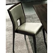 Volare Day AMBRA Chair with scarlet fabric - veined walnut