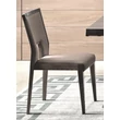 Elite Day AMBRA Chair with dark grey fabric - silver birch