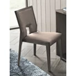 Elite Day AMBRA Chair with dark grey fabric - silver birch
