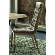 Elite Day CAPITONNE’ Chair with dark grey fabric - birch