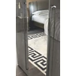 Maia 3-doors cabinet, with 1 mirrored door - silver birch