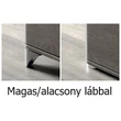 Maia MAXI Night table - silver birch