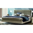 Maia Double bedstead VELLUTO MIRAGLIO 205 FUMO - birch