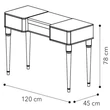 Maia Dressing table - silver birch