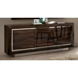 Elite Day 2-doors buffet chest of drawers with 3 drawers - veined walnut