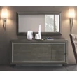 Elite Day 2-doors buffet chest of drawers with 3 drawers - silver birch